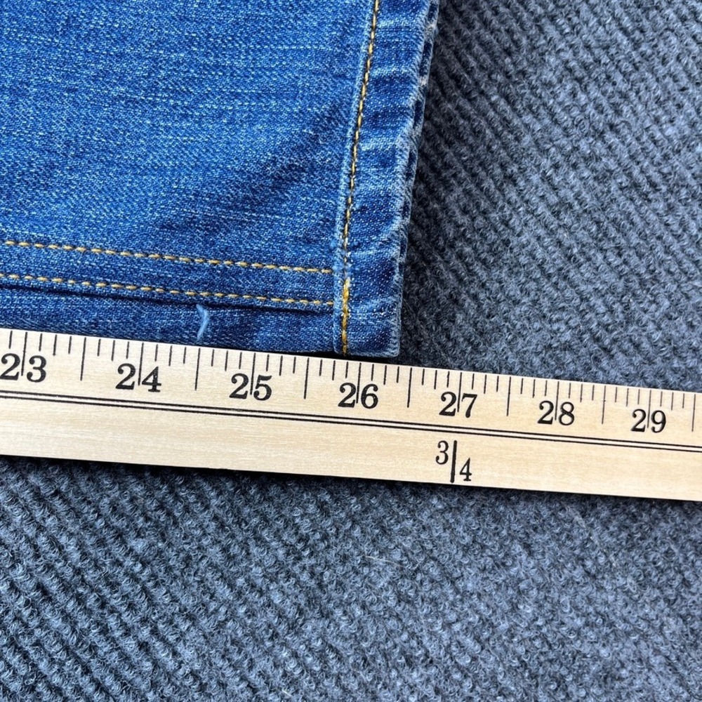 RE/DONE Levis Jeans Blue Denim Size 28 High Rise Ankle Crop Vintage Style - Picture 13 of 13